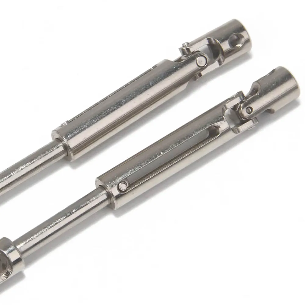 Steel Drive Shaft CVD Driveshaft with Shaft Sleeve for MN-82 1/12 RC Car MN82 Crawler Cherokee Model Metal Upgrade Accessories