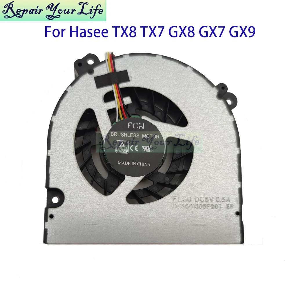 Notebook Cooler CPU Fan For Hasee GX8 GX7 GX9 ZX8 ZX7 TX8 TX7 CA5DP CT7DK CT5DK CA5DP CA7DP CT5DT CT5DH CU5DK DFS601305FQ0T 4Pin
