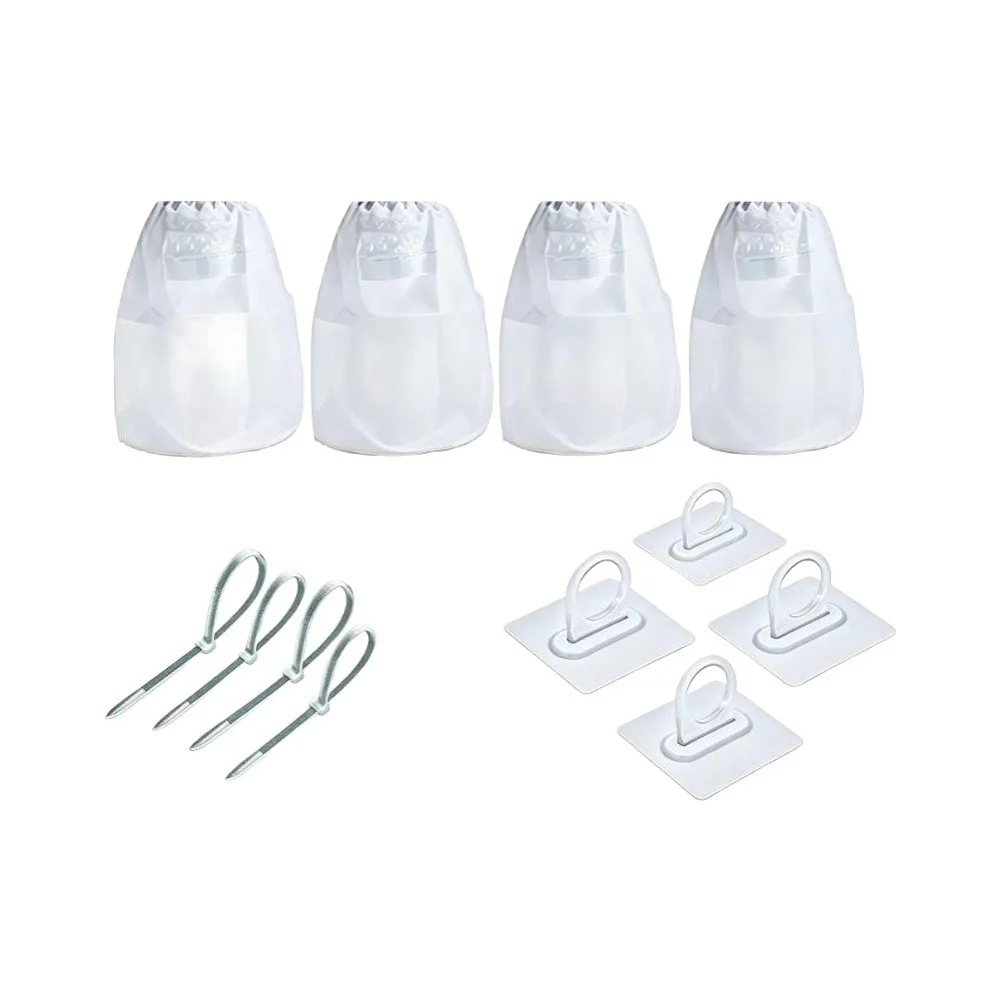 Cotton Dryer Lint Trap Filter Bag, High Efficiency Lint Bag For Ventless Clothes Dryer, Reusable Dust Collection Pouch