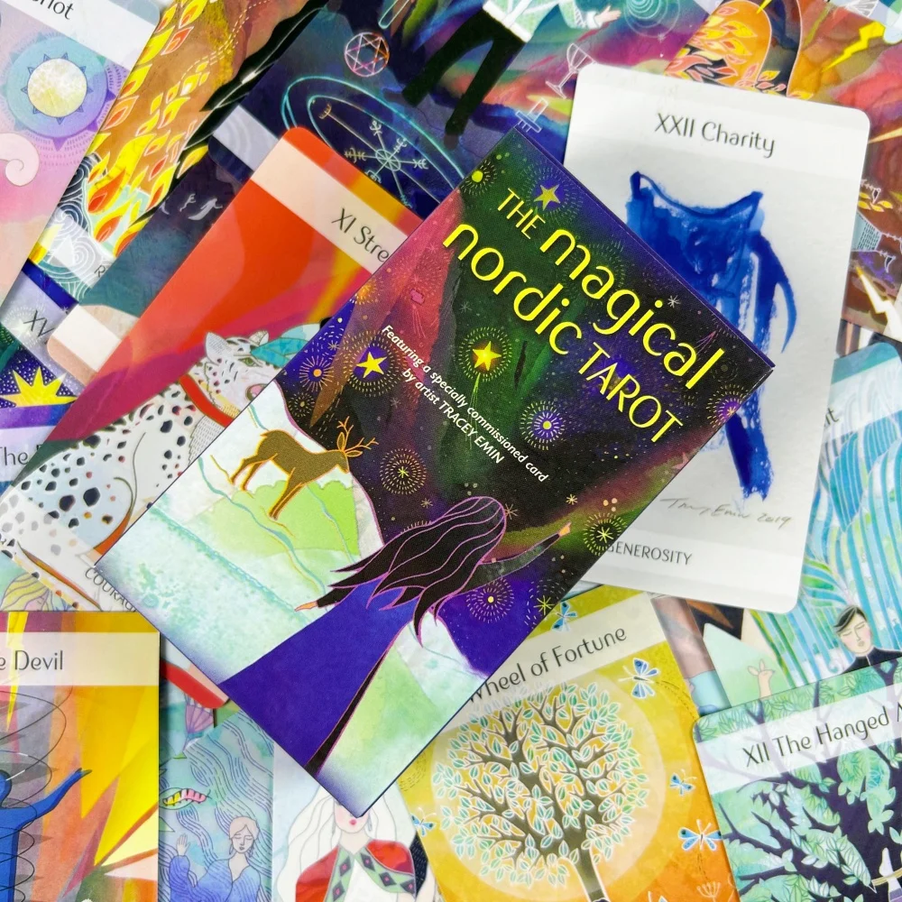 The Magical Nordic Tarot Cards A 79 Deck Fate Divination Board Game Deck Cards For Fun
