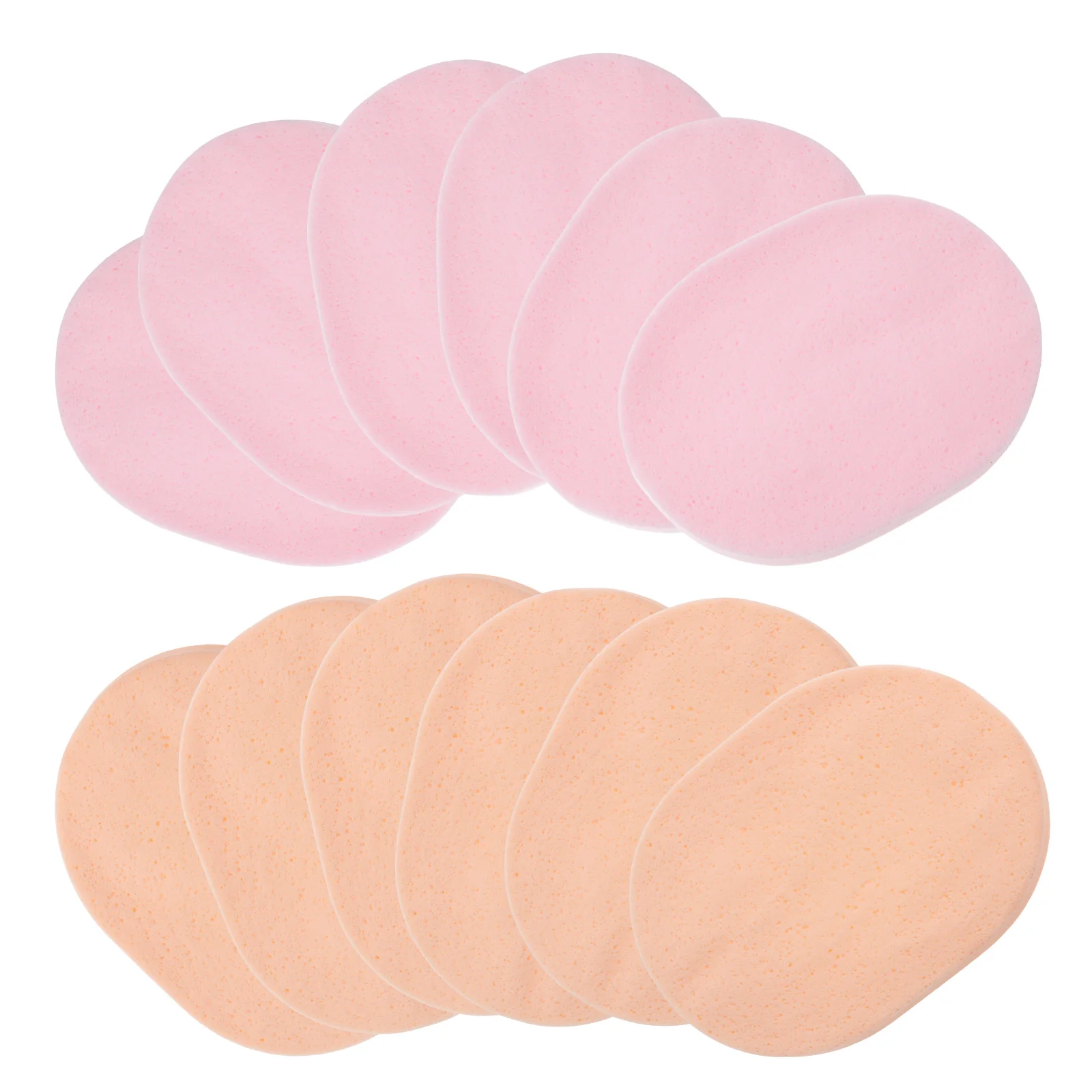 24 szt. Perłowe Makarony do Mycia Twarzy Podróżne Gąbki do Twarzy Oczyszczające Kompaktowe Gąbki Peelingujące 7mm Grube Miękkie Wielokrotnego Użytku