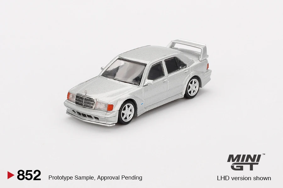

MINIGT 1/64 Mercedes-Benz 190E 2,5-16 Evolution II Astral Silver MGT00852-CH автомобильная литая под давлением металлическая модель детские игрушки для мальчиков