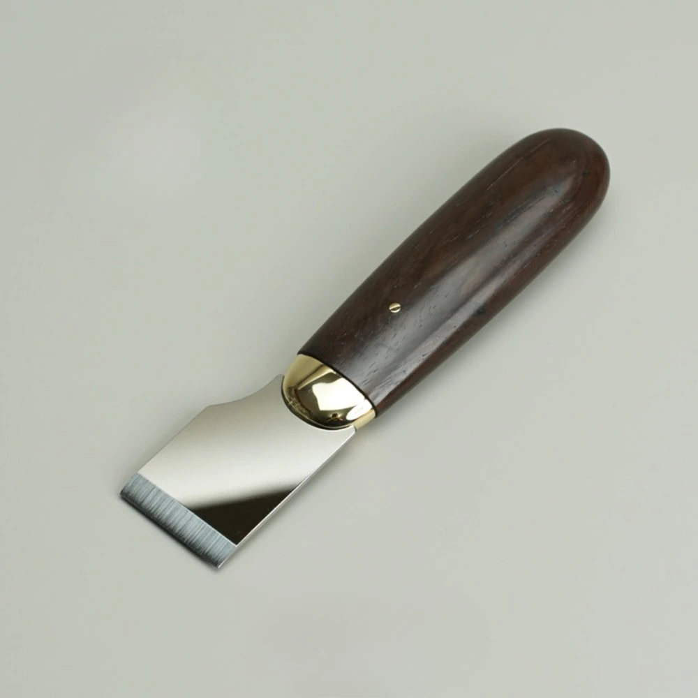 

Handmade Leather Goods Art American Japanese M390 Powder Steel 440c Leather Cutting 30mm Knife