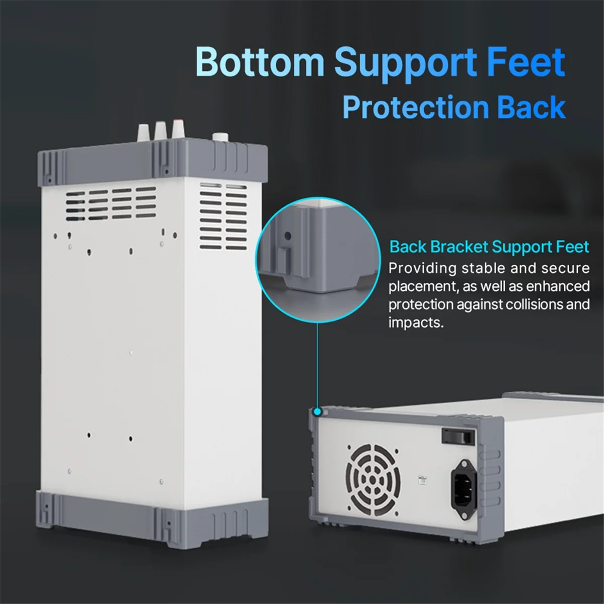 T88C RD 4mm Silicone Sleeve - Protective Bracket Shell Holder for RD Series Power Supply RD6006/RD6024 Assembled Set