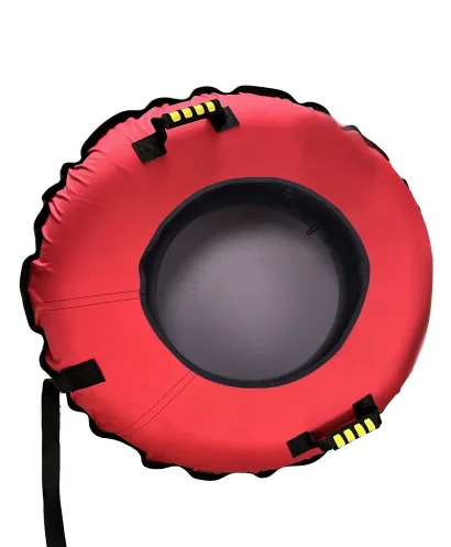 W 70cm High Quality Custom Rubber Cold Resistant Towable Snow Tube for Kids Adults Winter Outdoor Ski Fun