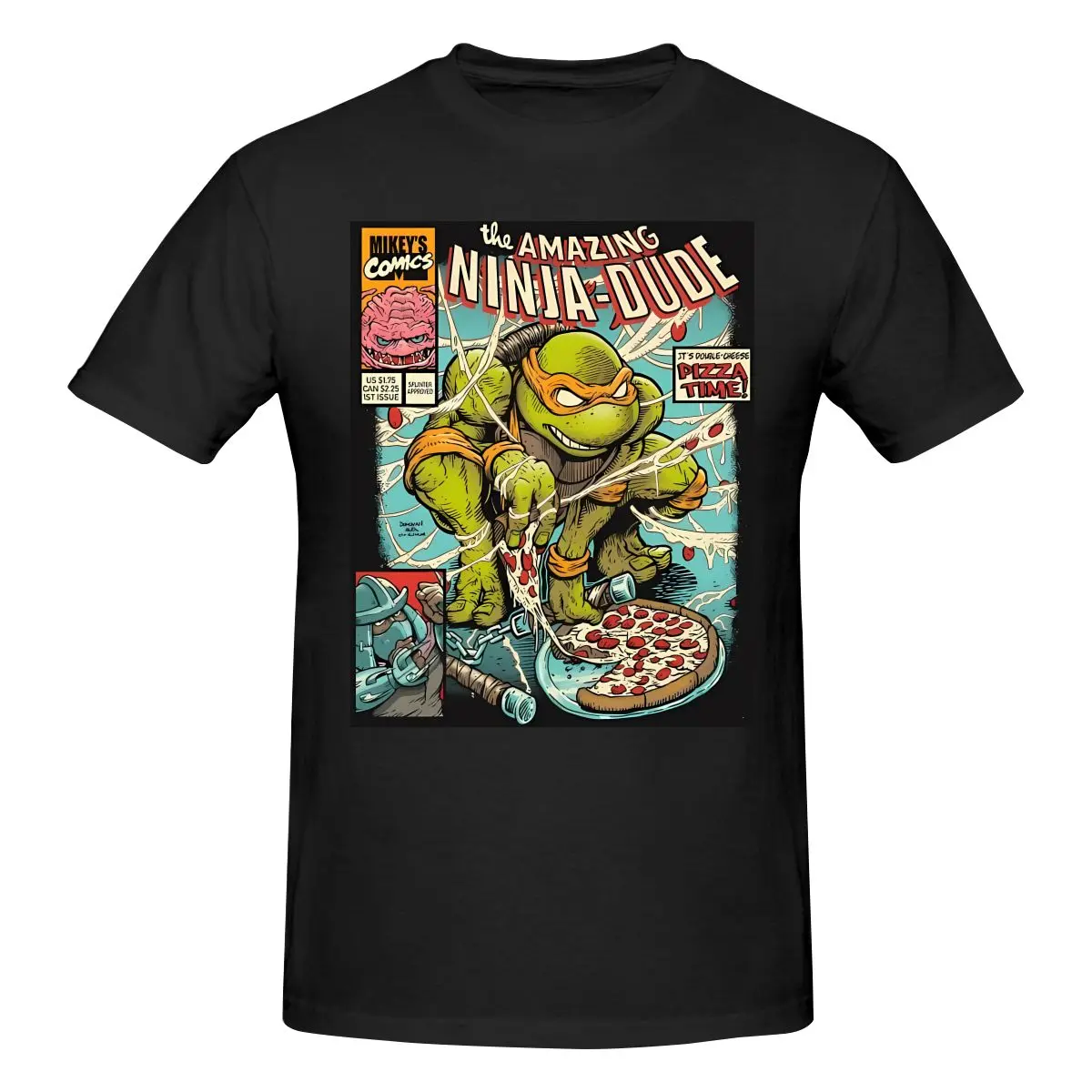 Funny Ninja Turtle Men's Printed T-Shirt Unisex T shirtAnime