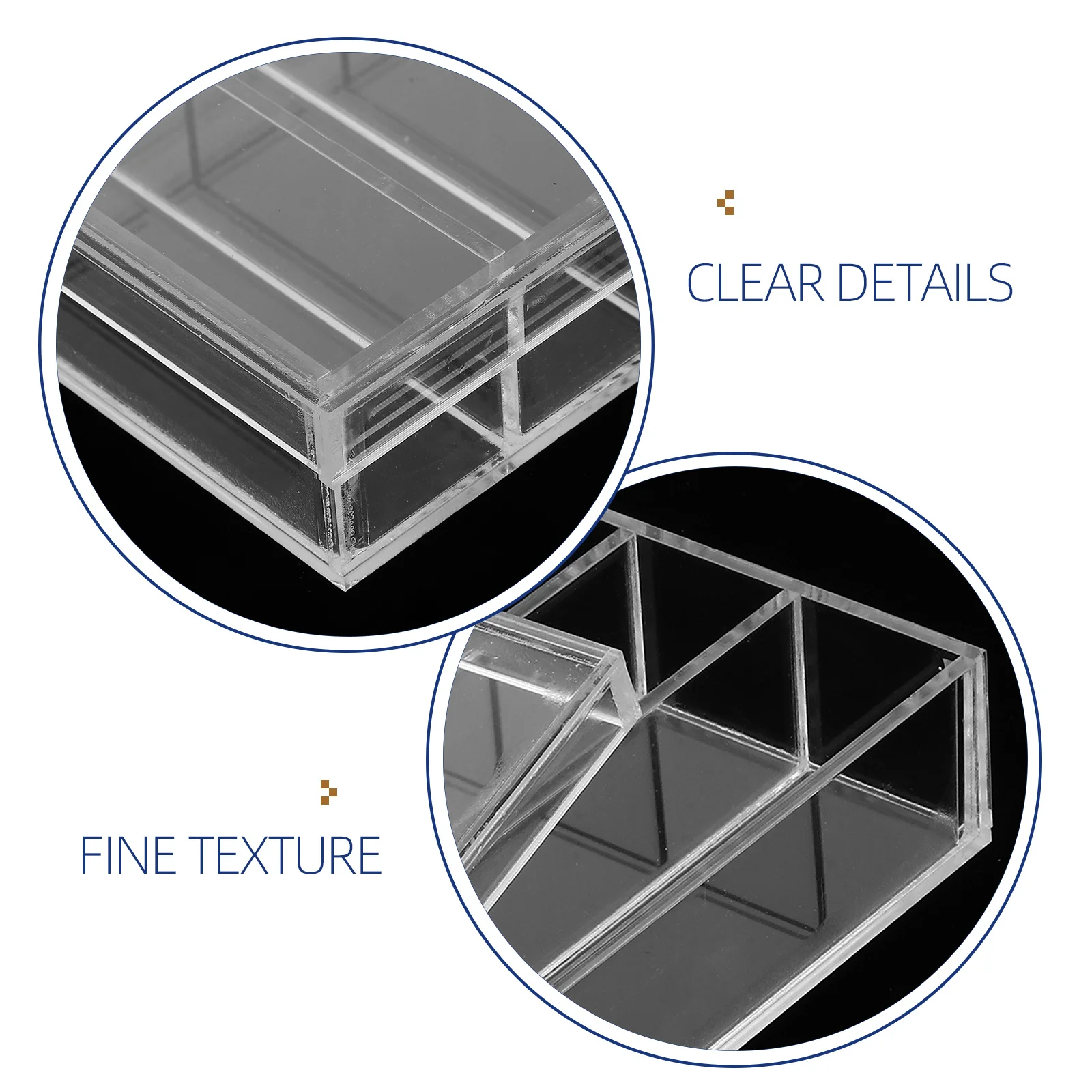 Transparent Acrylic 5-Compartment Incubation Box For Laboratory School Science Experiments Breeding Isolation Fish Gecko