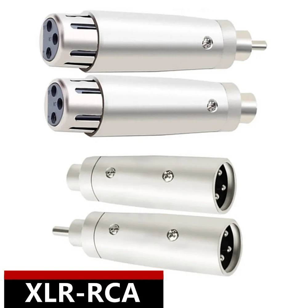 3Pin XLR أنثى إلى 6.35 مللي متر ذكر أحادية جاك الرصاص محول ميكروفون 3pin XLR ذكر إلى RCA أنثى زعيم محول النيكل مطلي