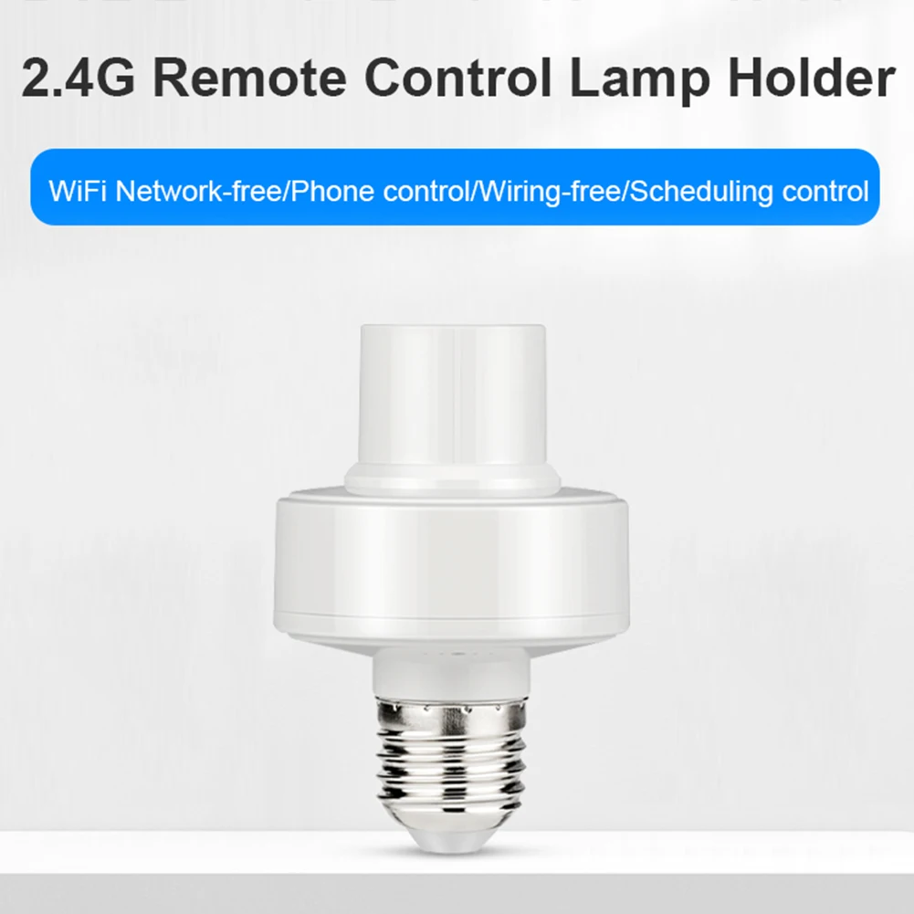 Bluetooth Smart Light Bulb Socket E27 Lamphouder Ondersteunt eWeLink App-bediening
