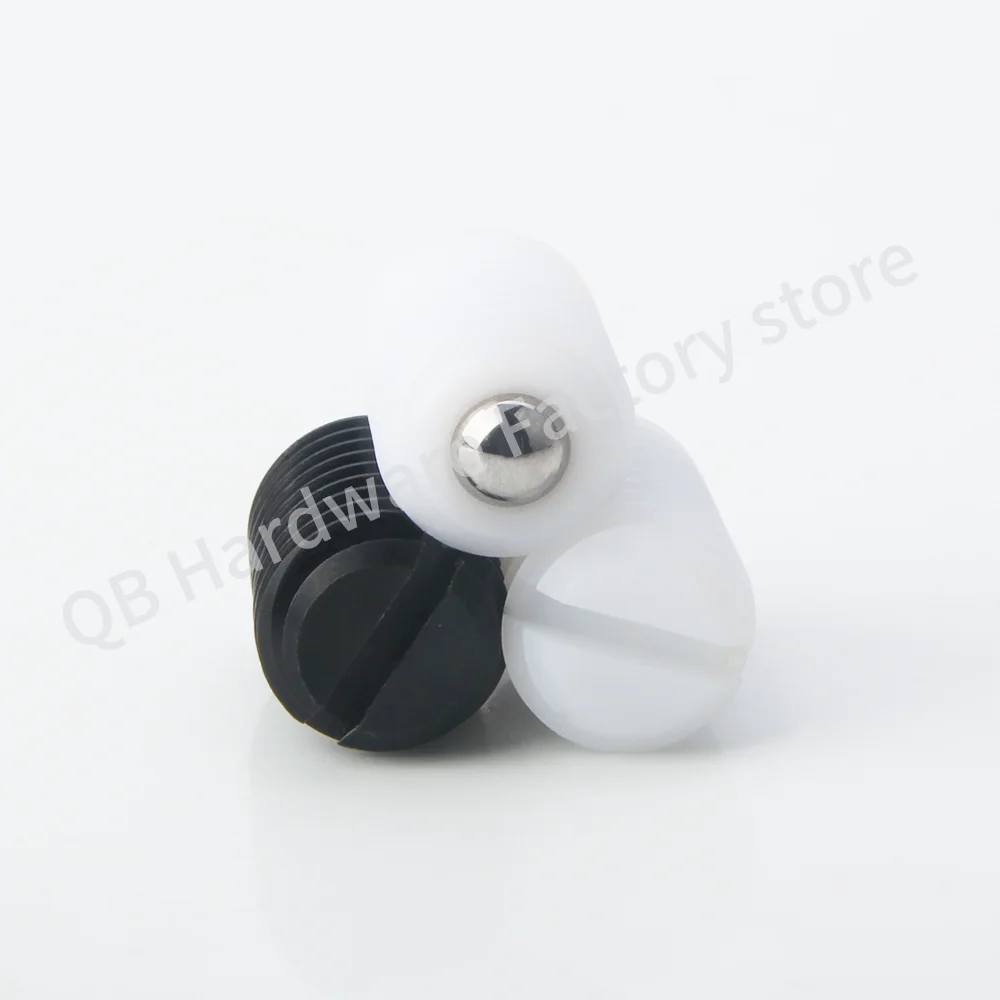 QB424 High Quality Bead Screw Resin Body Ball Head Plunger External Thread With Slotted Plastic Spring Positioning Bead