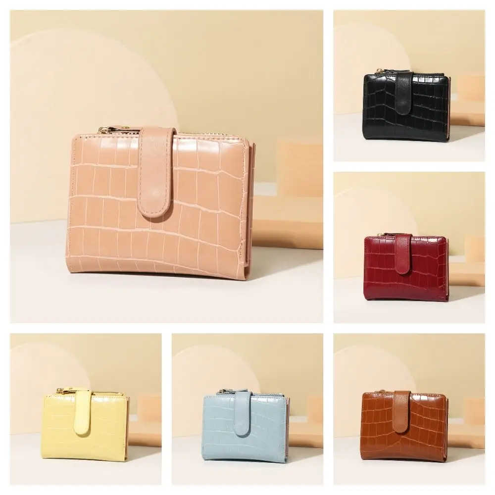 ギフト Pu レザー女性の財布マルチカードスロット 2 倍ミニコインポケット盗難防止防水ジッパー小銭入れ旅行