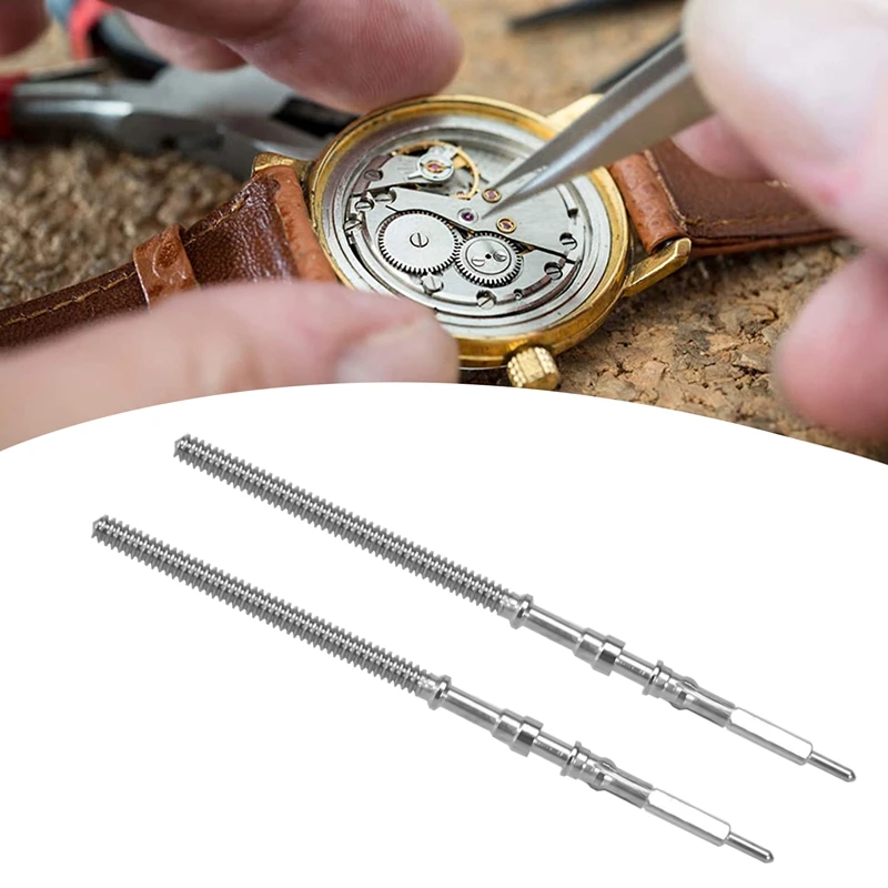 RISE-2PCS Watch Winding Stem Replacement Wrist Watch Parts Accessories Used For NH35 NH36 Movement Movement Repair Tool Parts