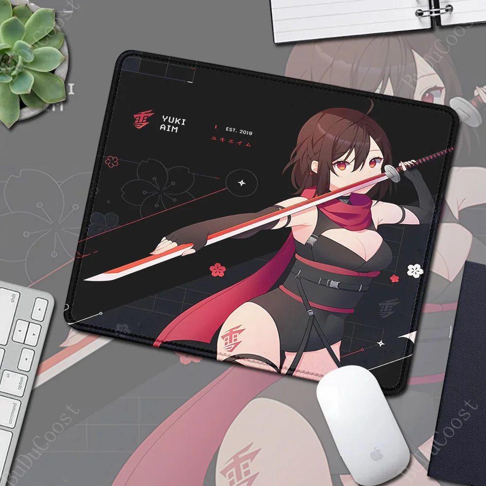 Yuki Aim لوحة ماوس ممتازة ، حجم صغير ، وسادة ماوس للألعاب السريعة ، حافة قفل ، وسادة طاولة رياضية إلكترونية ، حصيرة سطح مكتب مطاطية احترافية ، 18x22cm #2