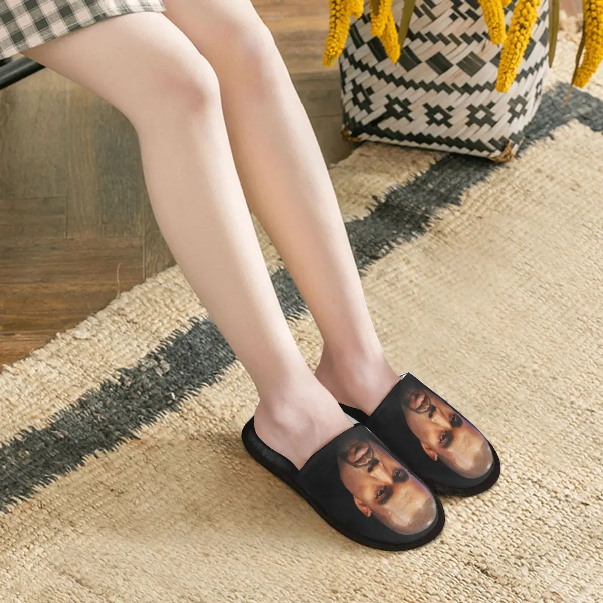 Custom Kanye West Grappige Meme Comfy Scuff Met Traagschuim Slippers Vrouwen Hotel Huis Schoenen