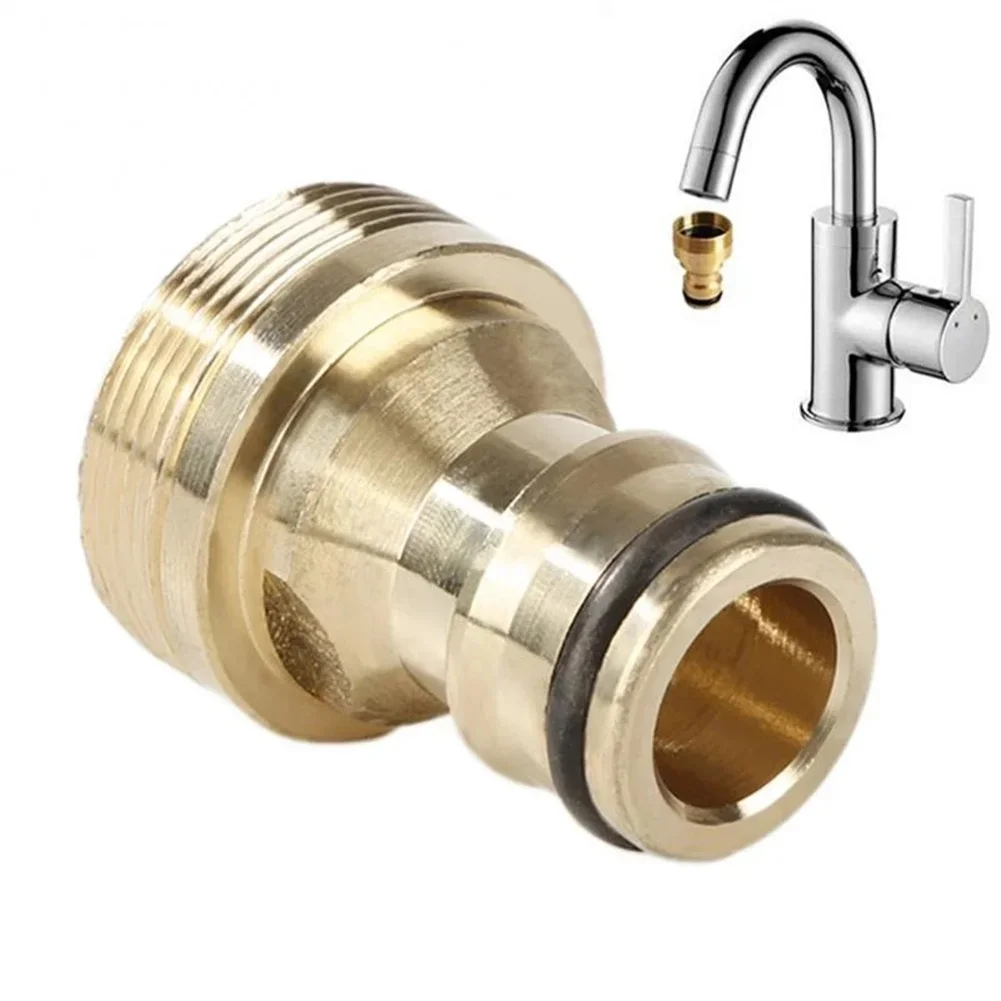 Brass Faucet Tap Quick Connector G3/4 Male Thread Hose Pipe Adapter Fitting For Washing Machine Outdoor Tap