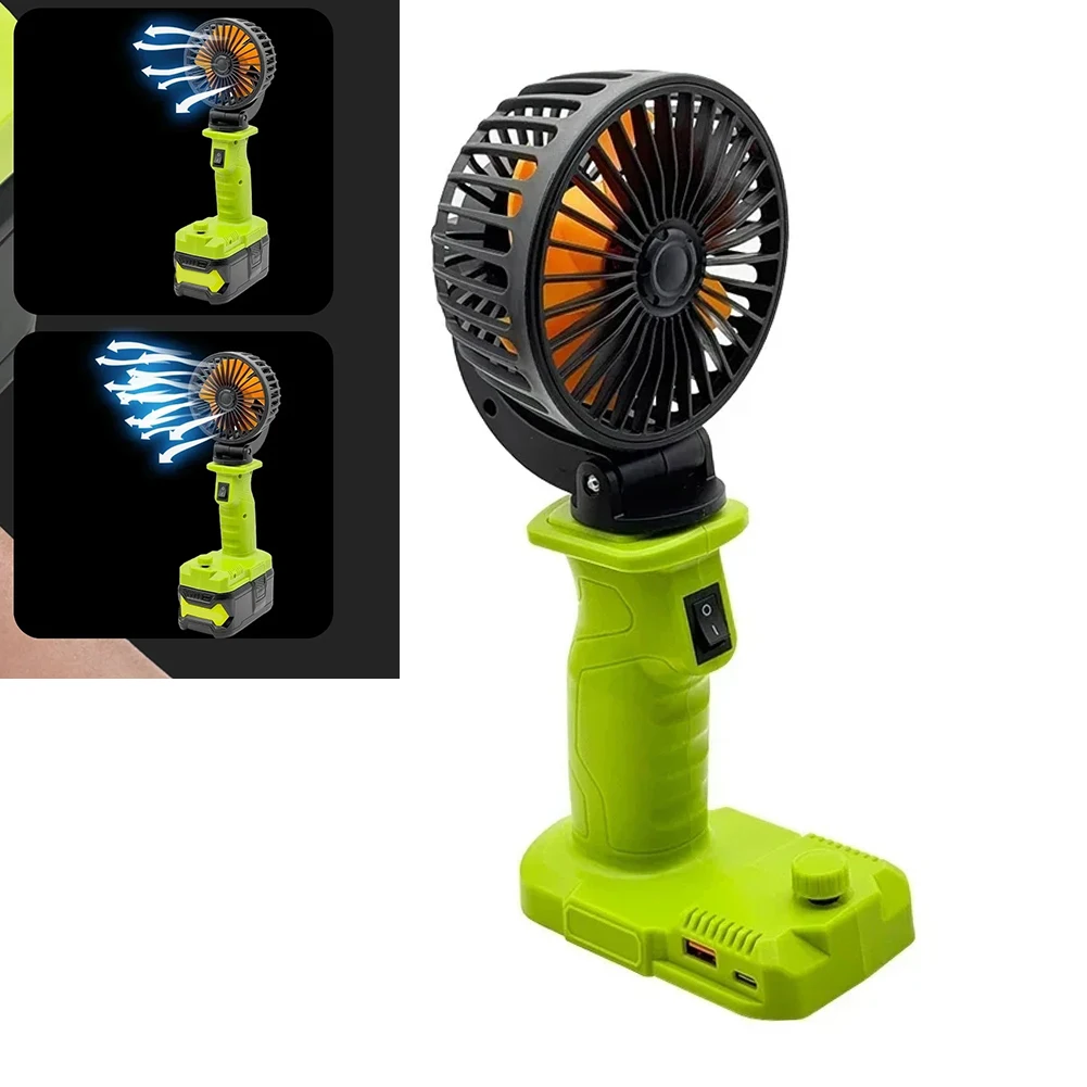For Laptops For Car Backseat Portable Rechargeable Foldable Desk Fan For Home For Travel Stepless Speed Control