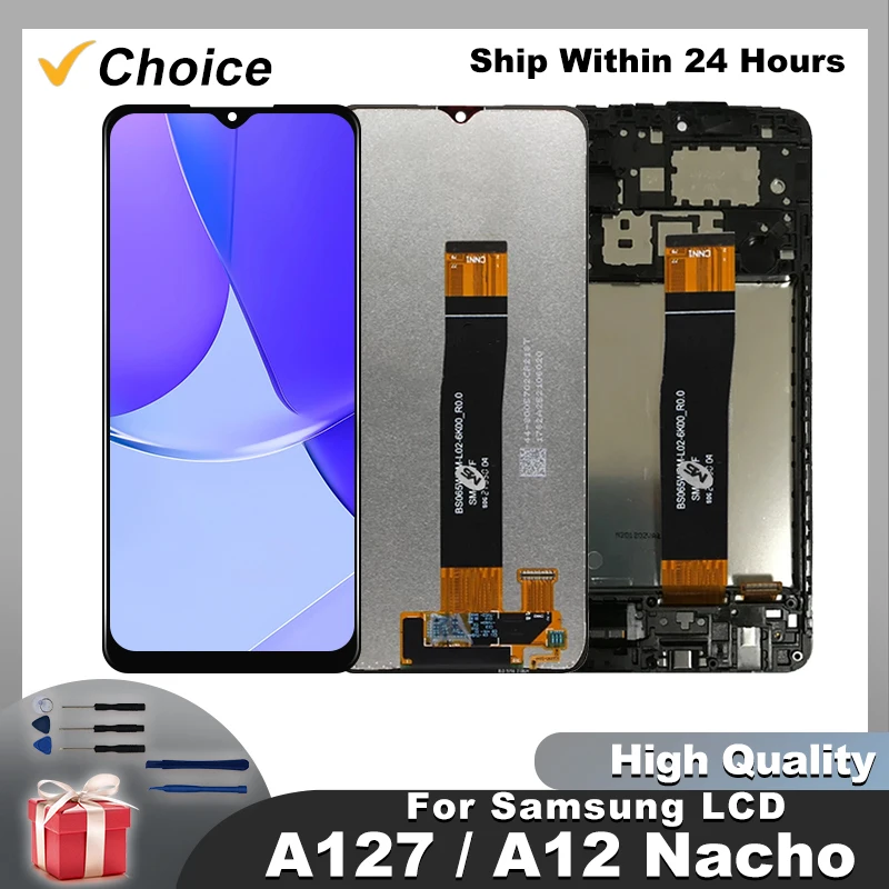 6.5'' For Samsung Galaxy A127 Display A127F LCD Touch Digitizer Assembly For Samsung SM-A127F A127M A127U Screen Replace Parts