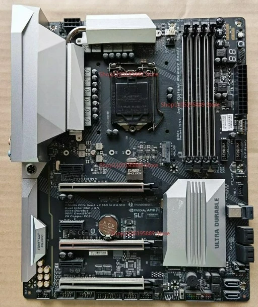 

Материнская плата Gigabyte Z270X-UD5, 1151-контактная, класса люкс, с поддержкой процессоров 6/7 поколений, памяти DDR4, четыре слота