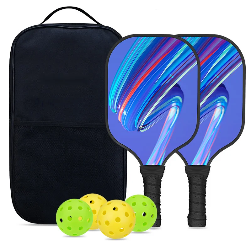 

Pickleball Paddles Set-usapa Approved Graphite Pickleball Set of 2 Rackets 4 Pickleballs Balls Beach Tennis Pickleball Paddles