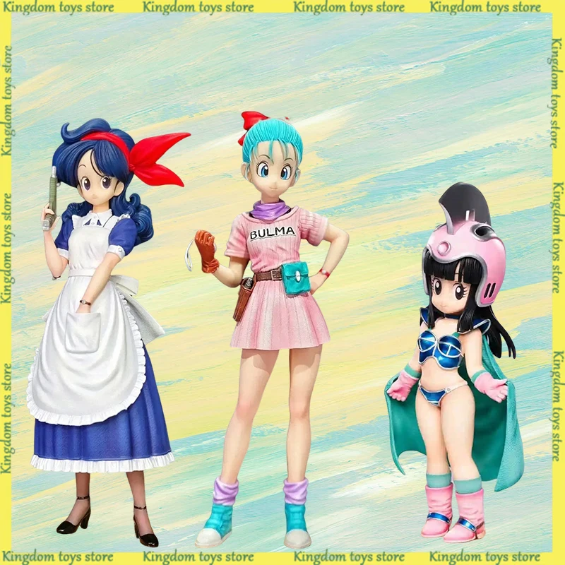 

New JT Dragon Ball Anime Figures 30CM Bulma Lunch Chichi Figure PVC Statue Desk decoration Collection Model Halloween Gift Toys