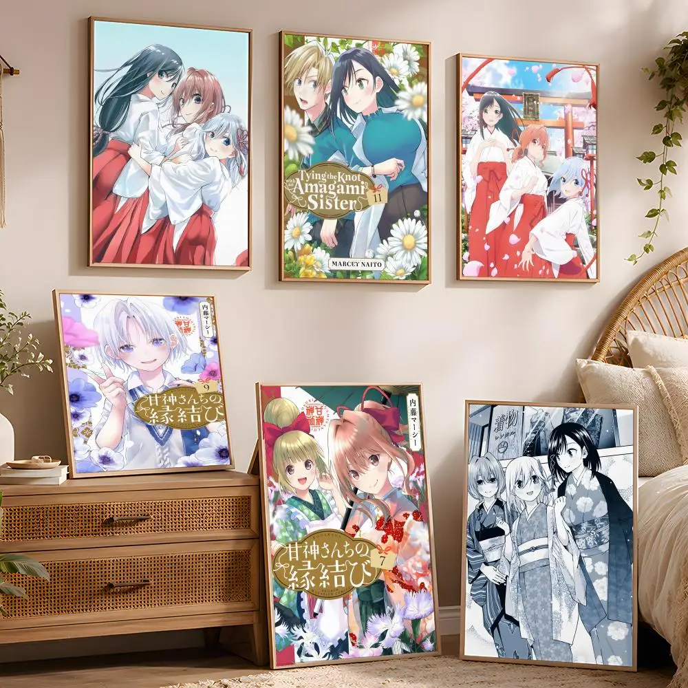 Tying the Knot with an Amagami Sister Poster Waterproof Peel and Stick HD Modern Wall Decor for Bedroom Living Room Dorm Office
