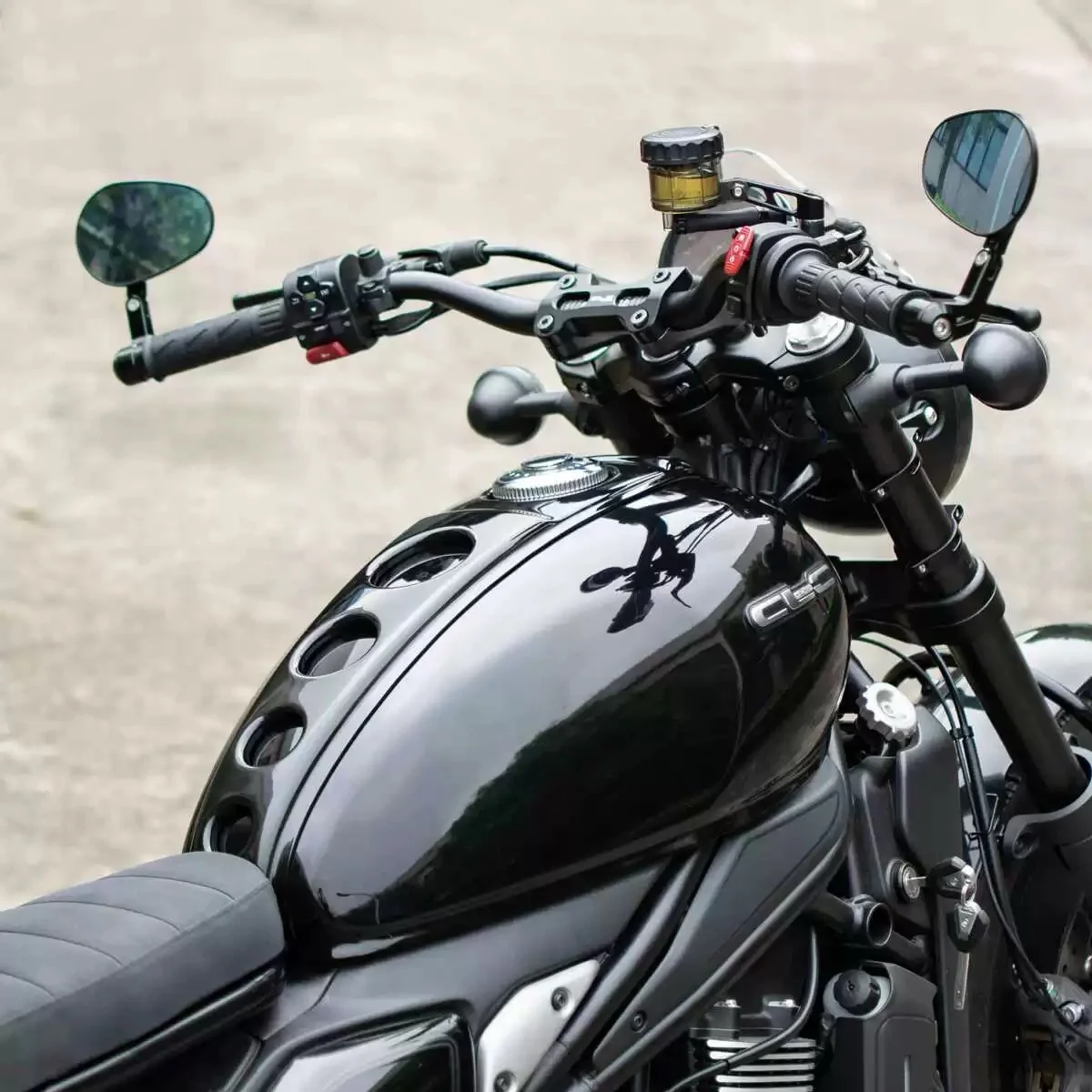 【Good quality】For CFMOTO 450CLC modified fuel tank decorative belt clc450 450-clc 450CL-C dedicated straight-up fuel tank cap
