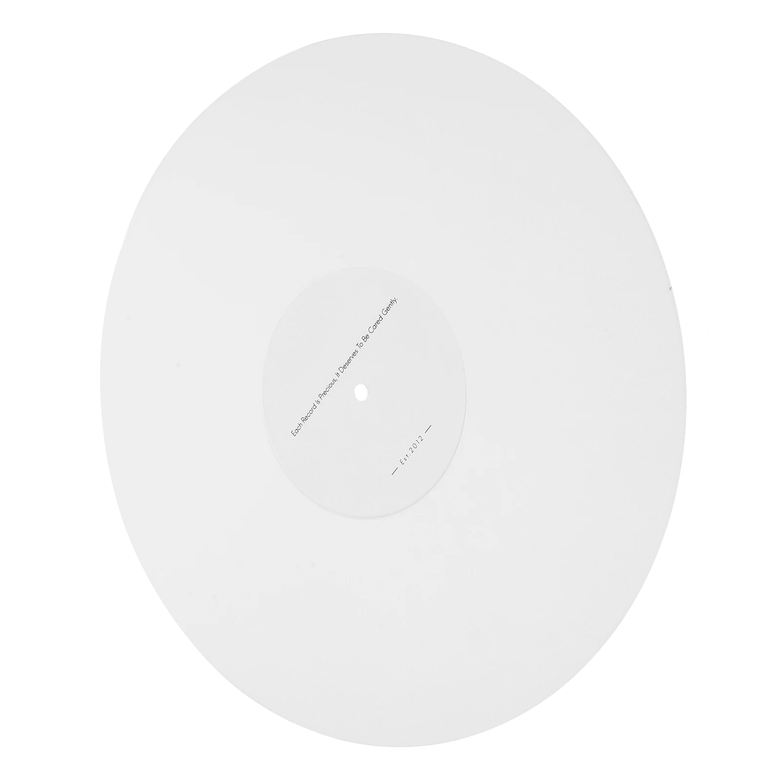

Acrylic Record Pad 12 Inch White 3mm Thick Vinyl Turntable Mat Non Slip Platter Accessories DJs Equipment Vinyl Mat Turntable
