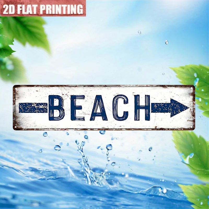 2D Flat Retro Metal  Street Sign 