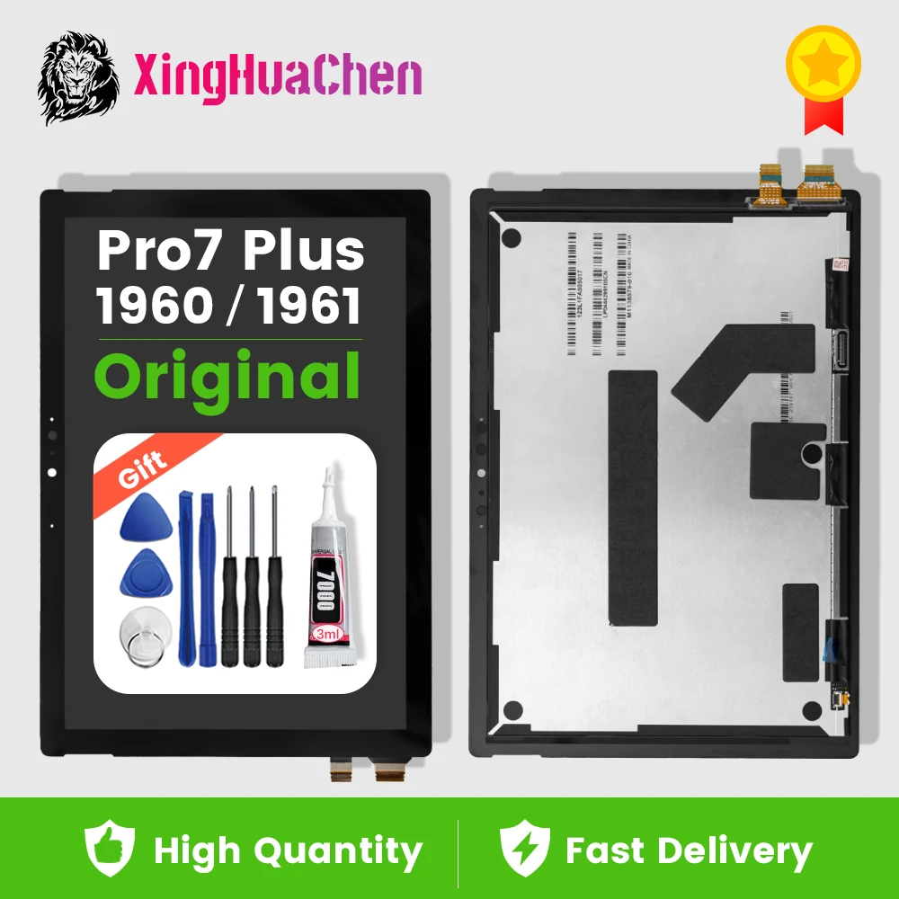 Imagem -05 - Substituição da Tela Sensível ao Toque do Lcd Microsoft Surface Pro7 Plus Original Surface Pro7 1866 1960 1961 Aaa Plus
