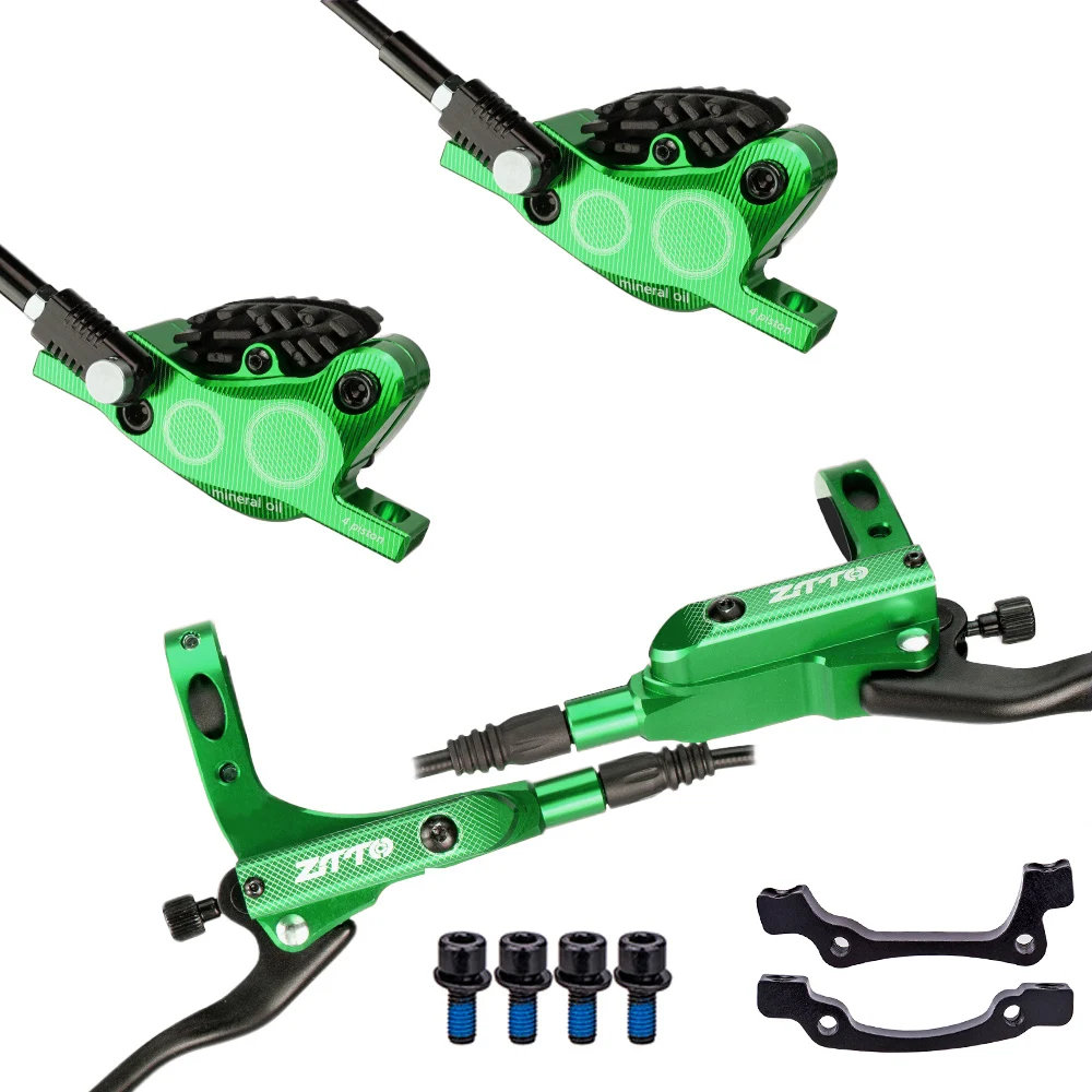 ZTTO MTB 4-zuiger fiets hydraulische schijfrem M840 met koelpads oliedruk racefiets rotor remklauwen IS PM Mount