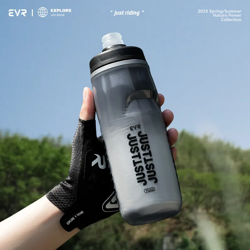 EVR Zomer 620ml Warmte-isolerende Fietsfles Koelhoudende Racefiets Sportwaterfles Ijskoelende Knijpfles Fietsfles