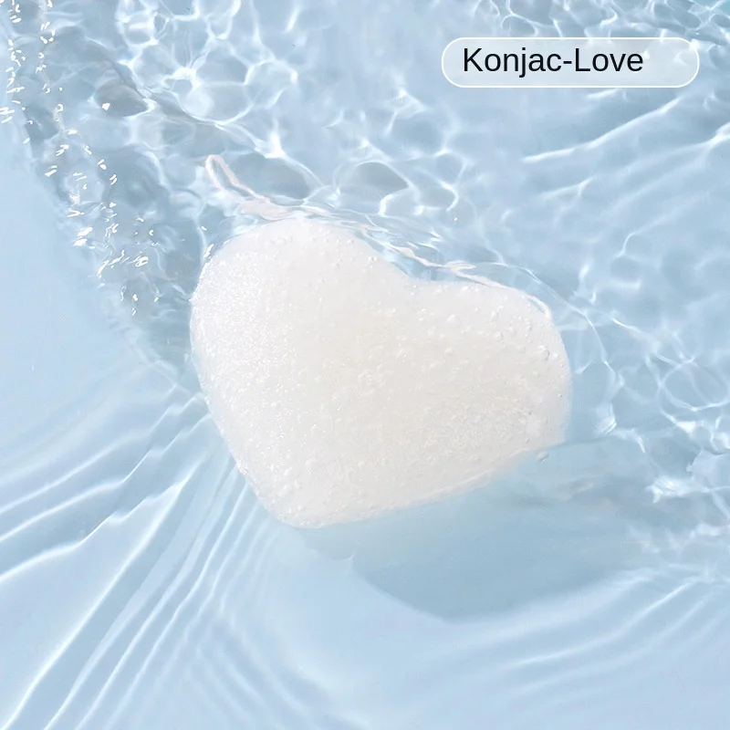 Konjac Puff Baby Bath Sponge Children\'s Face Wash Hair Shampoo Artifact Baby Bath Cotton Home Exfoliation