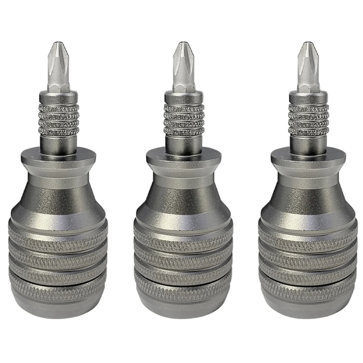 AC88-3X 7 In 1 Mini Screwdriver Titanium Screwdriver 1/4 Inch Magnetic Phillips Torx Screw Driver Bit Kit Home Repair Tools