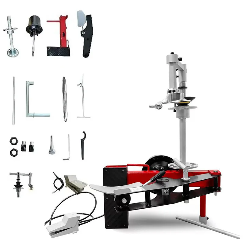 

Portable Car Vacuum Tire Changer 12"-22" Pneumatic Tyre Repair Tool for Road Rescue