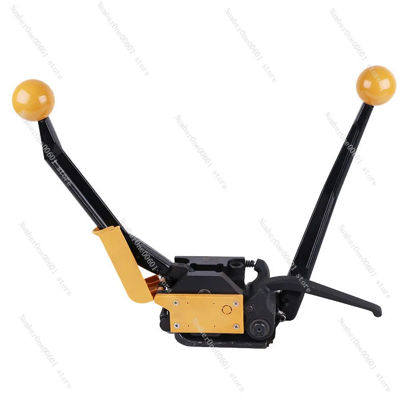 

A333 Manual Sealless Steel Strapping Machine Bander Binding Steel Strapping Tool Packing Machinery for 12.7-19mm Steel Strip