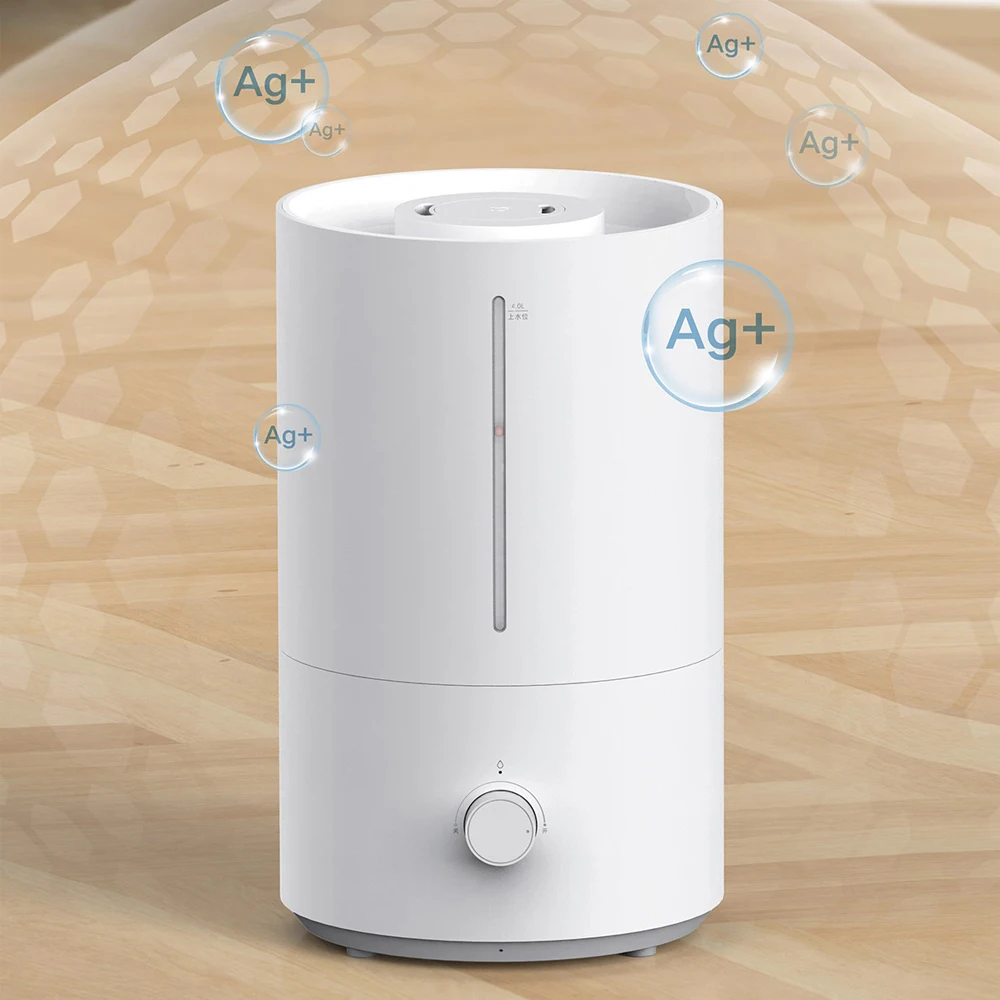 XIAOMI MIJIA Humidifier 2,เติมด้านบน 4L Supersize Cool Mist Humidifier,30H Runtime,Silver Ion Antiแบคทีเรีย,สําหรับบ้าน,ห้องขนาดใหญ่