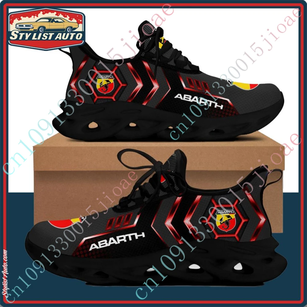 Abarth Male Sneakers Lightweight  Men's Sneakers Casual Running Shoes Big Size Unisex Tennis Sports Shoes For Men Custom Logo