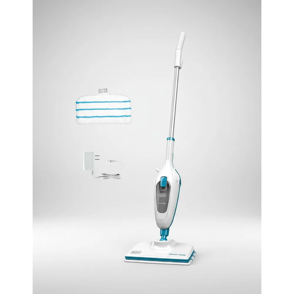 

Powerful Steam Mop for Hardwood Floors - 30-Second Heat Up, Swivel Head, Chemical-Free Cleaning for Tile & Laminate