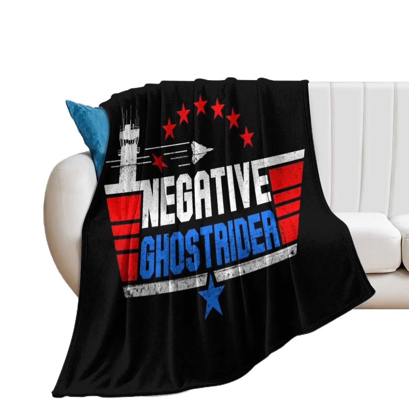 

Negative Ghostrider - The Pattern Is Full Throw Blanket Quilt Kid'S Blankets For Bed sofa bed Blankets