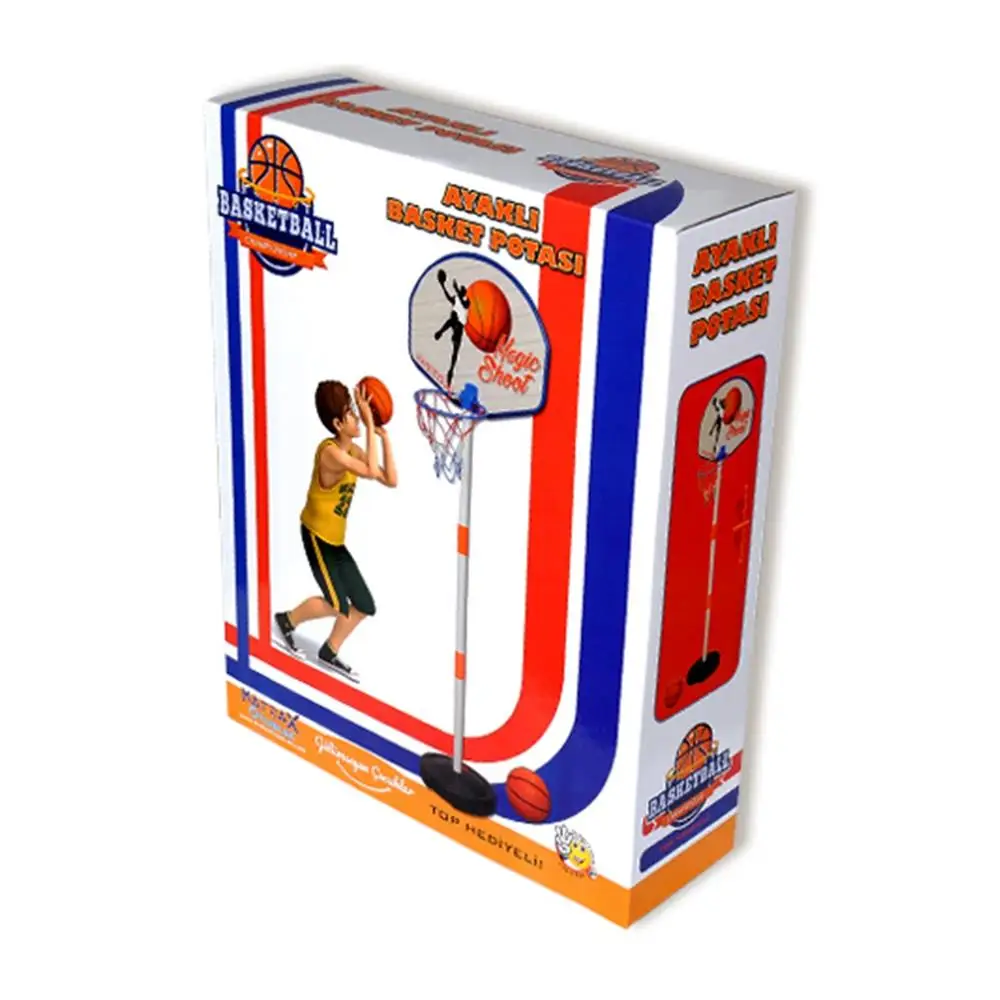 Adjustable footed basketball pot