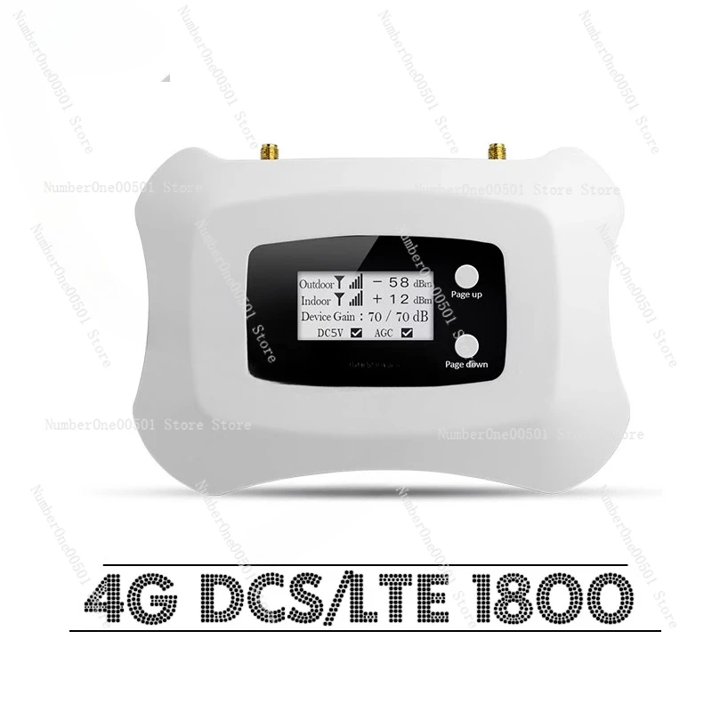 4G LTE Signal Booster 1800MHz Mobile Network Repeater for Home Office Enhances Weak 3G 4G Voice Data FCC Certified Easy Setup