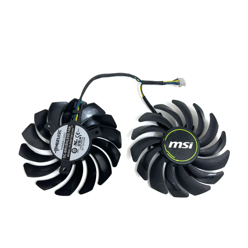 2PCS/SET PLD09210S12HH GTX 1660 SUPER VENTUS XS OC GPU FAN，FOR