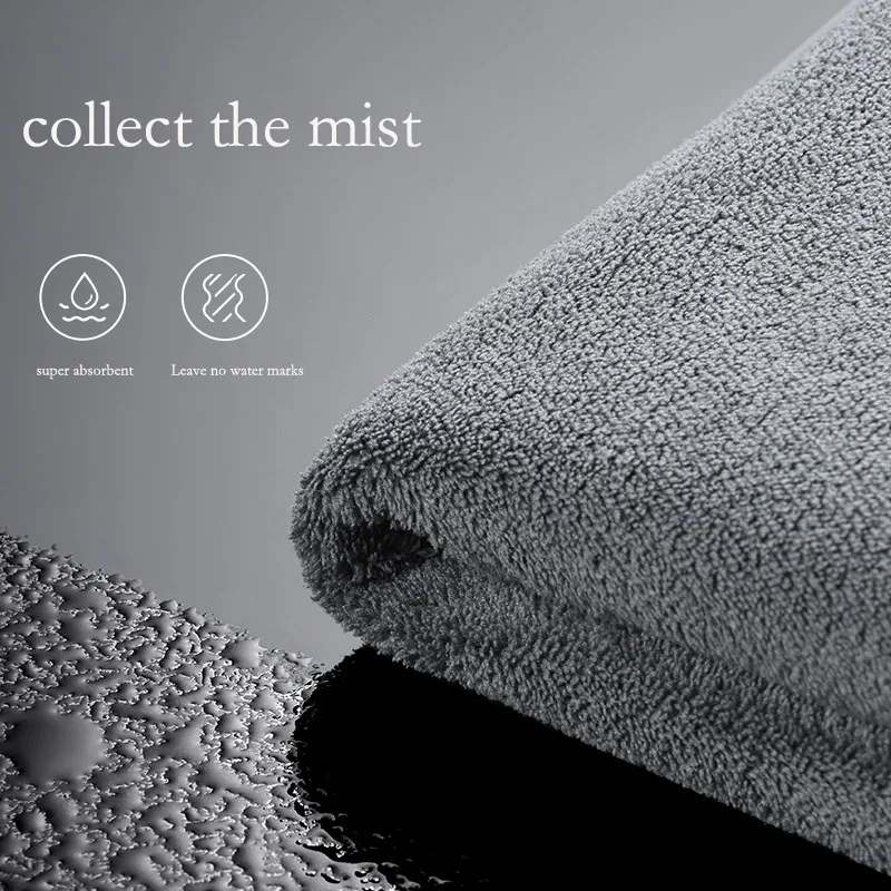 منشفة تنظيف السيارة من الألياف الدقيقة من جلد الغزال والصوف المرجاني قماش جاف لـ LYNK & CO 01 900 02 03 PHEV 05 06 07 08 09 EM-P Z10 Z20