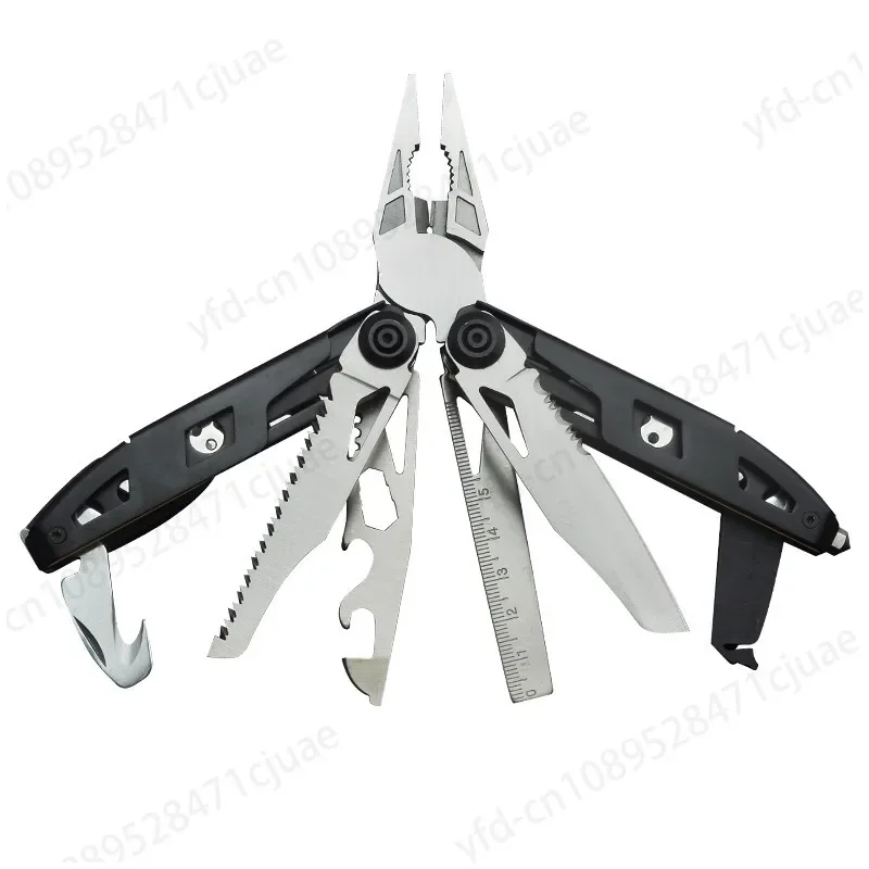 

multifunctional pliers combination universal pliers for car mounted glass safety hammer survival EDC tool folding