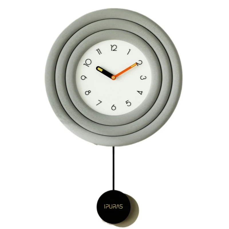 

Three-dimensional simple dopamine concentric swing creative clock living room clock wall home