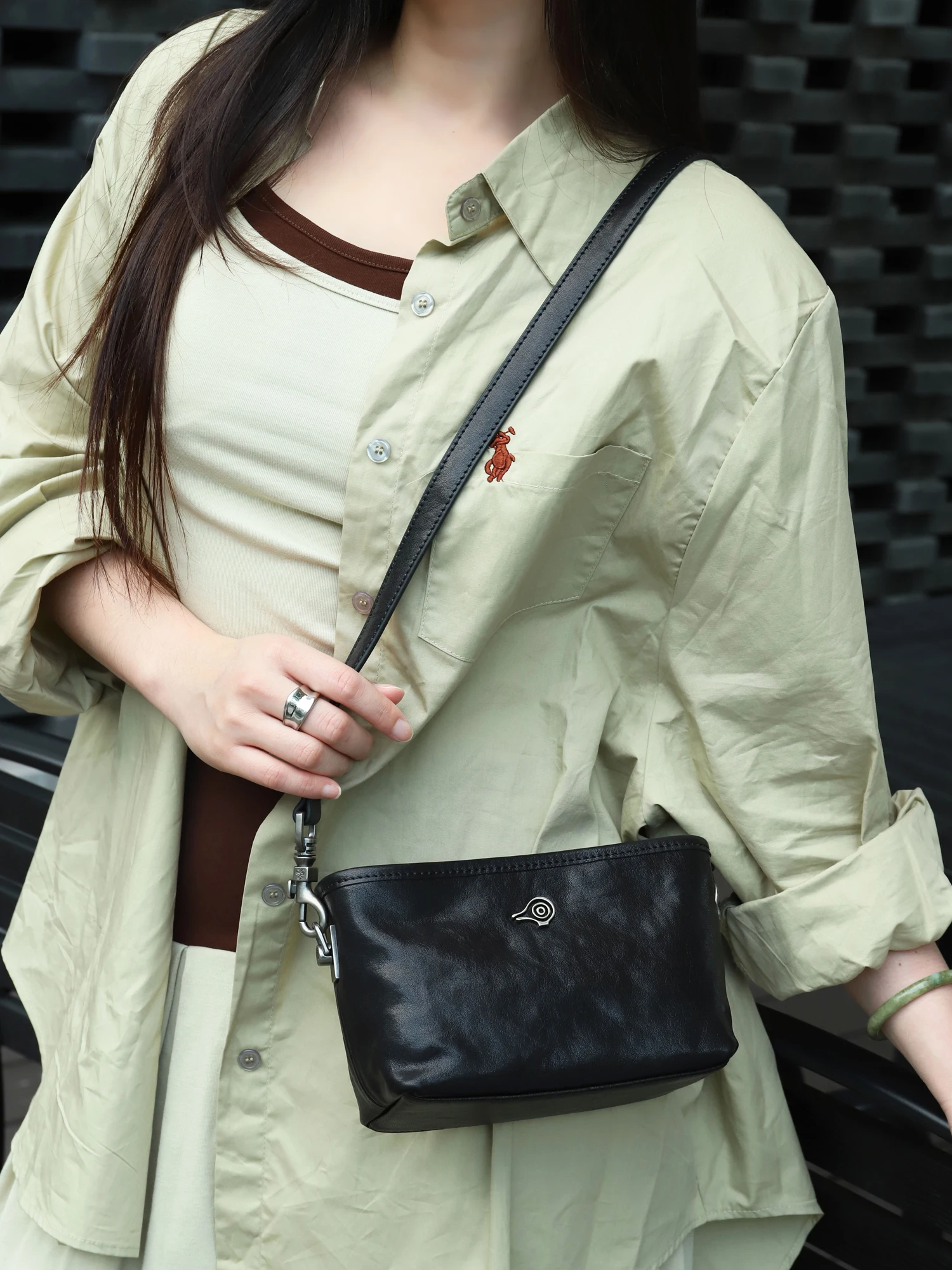 Orabird Small Crossbody Bag for Women 100% Premium Top-Grain Cowhide Leather