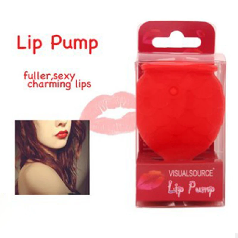 Women Sexy Silicone Full Lip Plumper Lips Soft Silicone Pout Tools Mouth Fish Natural Plump Shape Tool Lip Plumper Lips Care