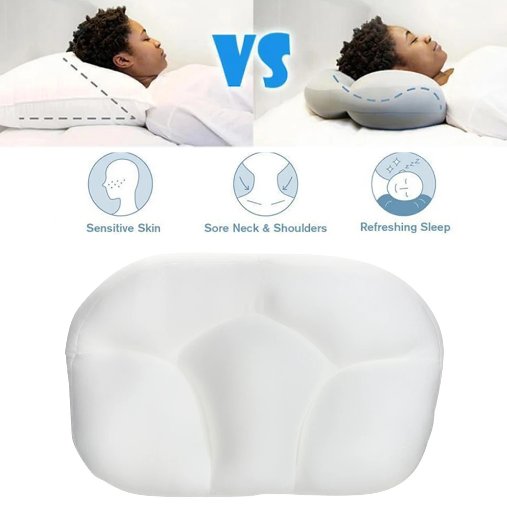 Neck Massager Cervical Neck Traction Pillow for Sleeping -  Side Sleeper and Back Pillows for Beds Neck Pillow Sleeping Standard