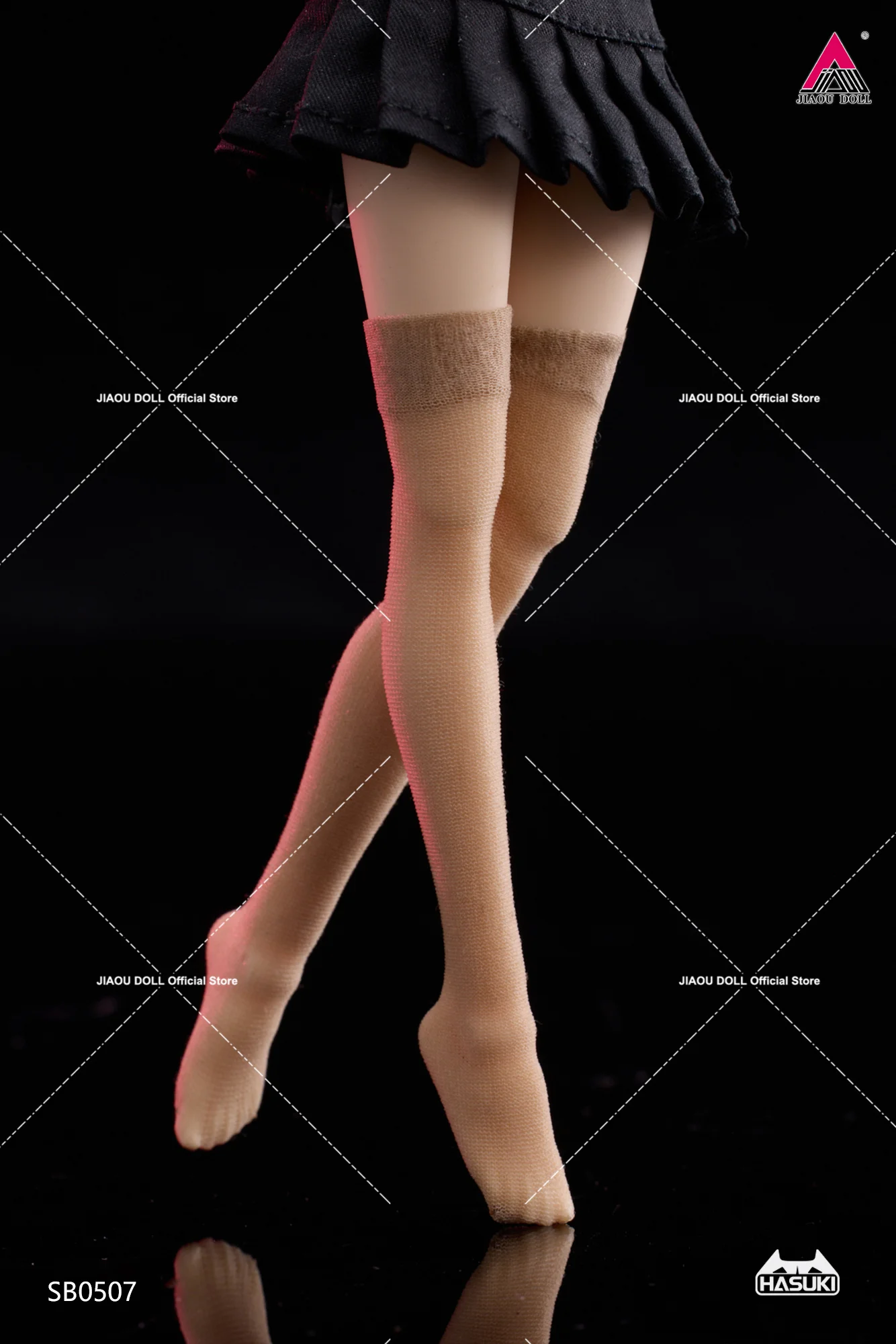HASUKI SB05 1/12 Scale Seamless Silk Stockings Socks Clothes  Model Fit 6'' Female Soldier Action Figure Body Dolls Accessories