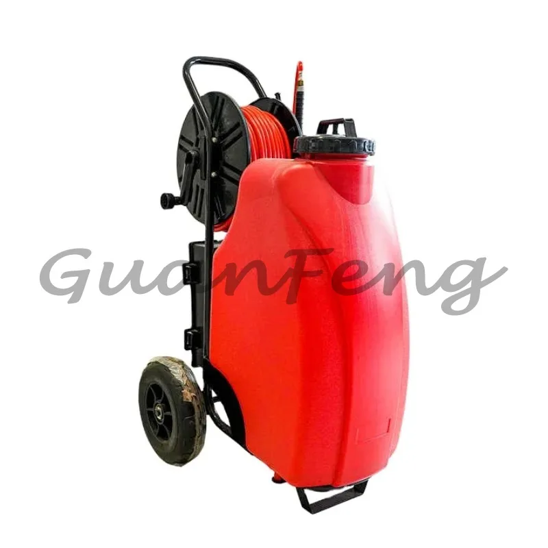 Agricultural Hand Push High Quality Portable Battery Pressure Pump Watering Electric Sprayer  with Wheels